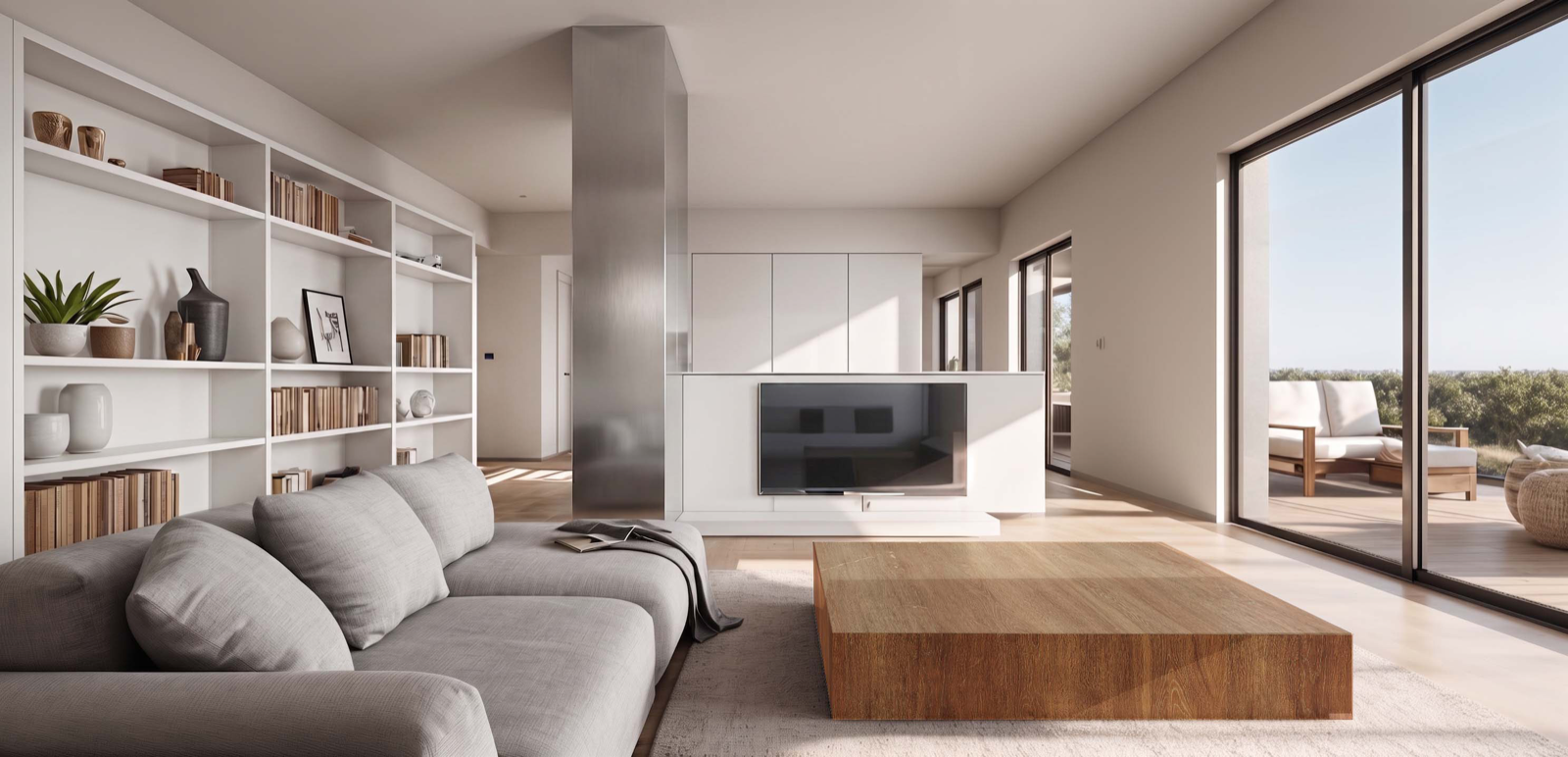 Estudo Prévio — living room